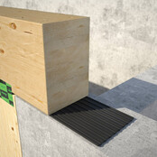 Rothoblaas ALADIN – Geluidsisolerend EPDM Profiel (SOFT & EXTRA SOFT) | Akoestische Ontkoppeling voor CLT en Houtbouw