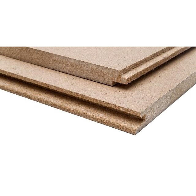 Agepan DWD Protect 16 mm houtvezel onderdak- en gevelplaat. Waterkerend, Dampopen en Slagvaste Ecologische MDF Plaat met TG-4 verbinding.