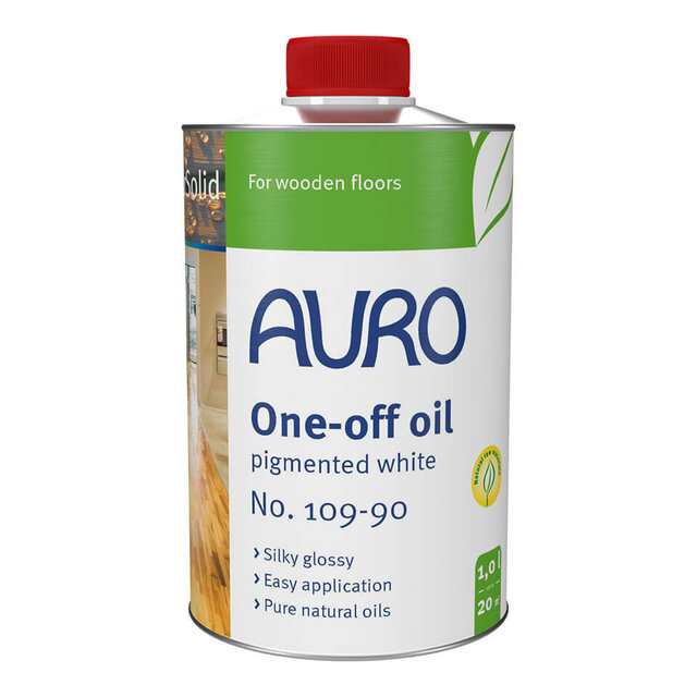 AURO 109 Eenmaalolie – natuurlijke houtolie voor vloeren en meubels binnen
