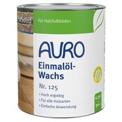 AURO 125 Eenmaal Olie-Was – oplosmiddelvrije 2-in-1 olie-wasafwerking voor hout (binnen)