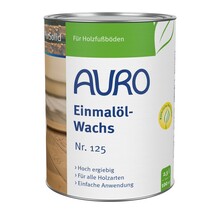 AURO 125 Eenmaal Olie-Was – oplosmiddelvrije 2-in-1 olie-wasafwerking voor hout (binnen)