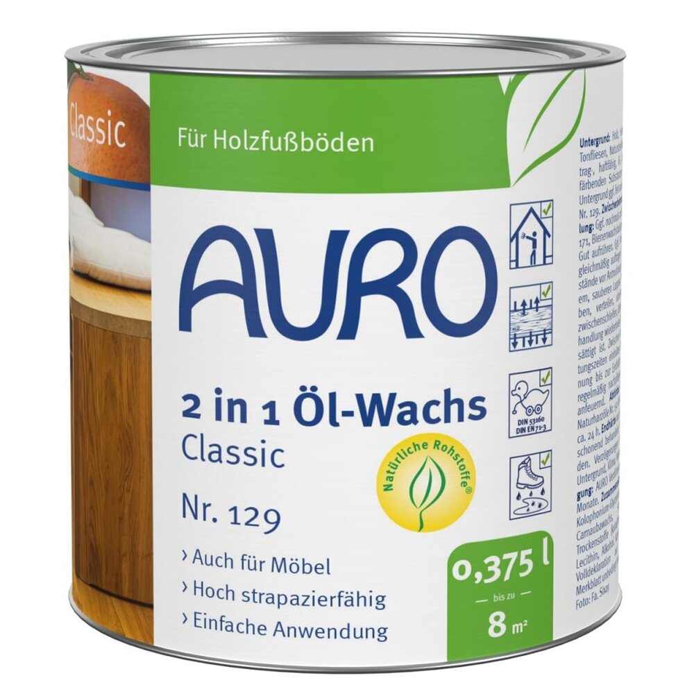 Auro 129 Olie & Was 2 in 1 - 0,375 Liter