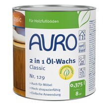 Auro 129 Olie & Was 2 in 1 - natuurlijke was-impregneerolie voor hout (binnen)