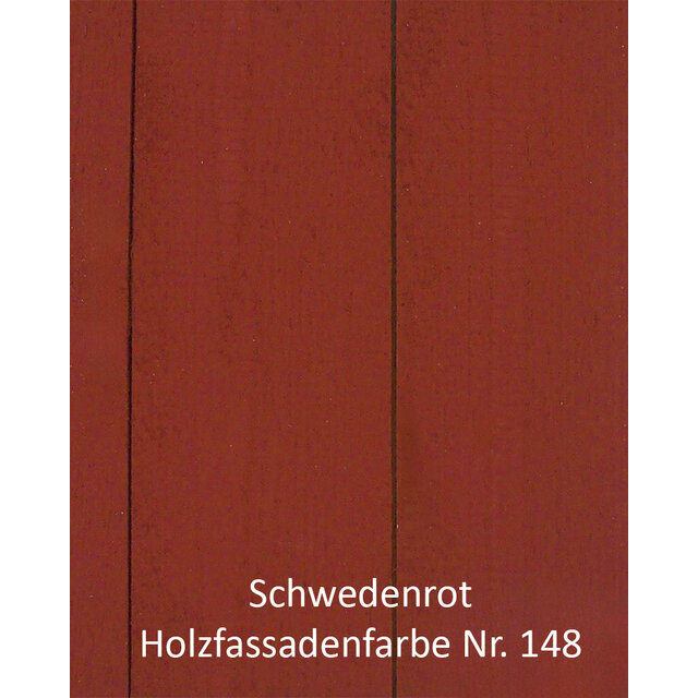 AURO 148 Zweeds Rood – ademende, oplosmiddelvrije houtverf voor ruw onbehandeld hout (buiten)