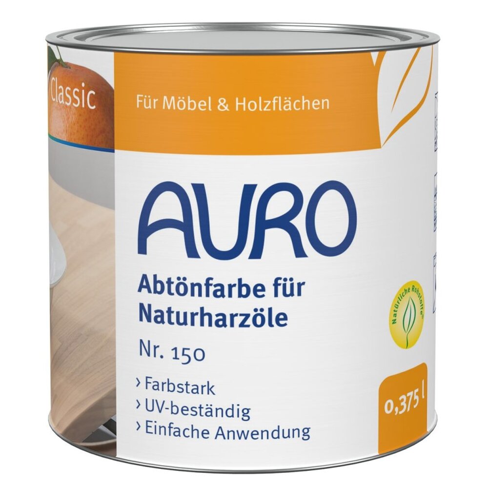 Auro 150 Oliemengkleuren Okergeel - 0,375 Liter