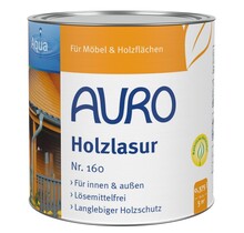 AURO 160 Houtbeits – transparante, dampopen houtbeits voor binnen en buiten