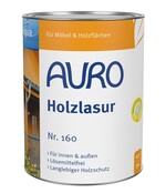 AURO 160 Houtbeits – transparante, dampopen houtbeits voor binnen en buiten