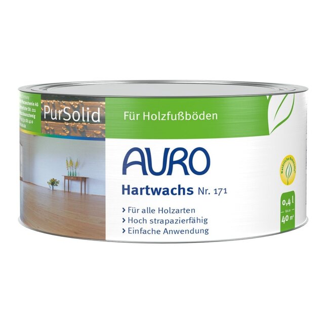 AURO 171 Harde Was – oplosmiddelvrije natuurlijke was voor hout en vloeren binnen