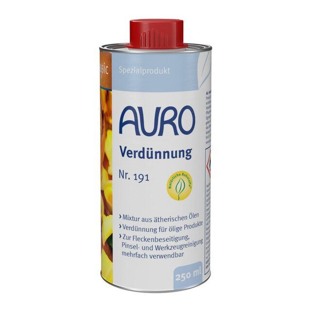AURO 191 Citrusverdunner – natuurlijke verdunner voor olie en was