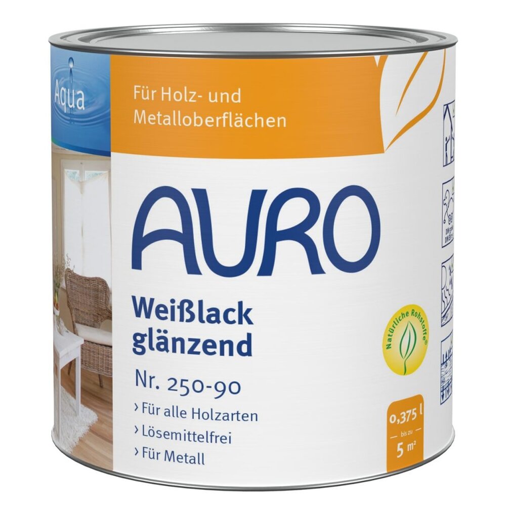 AURO 250 Dekkende Glanslak - 0,375 Liter