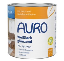 AURO 250 Dekkende Glanslak – watergedragen hoogglanslak voor hout en metaal binnenshuis