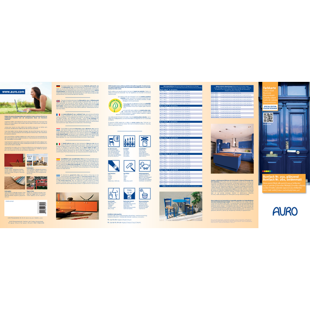 AURO 250 Dekkende Glanslak – watergedragen hoogglanslak voor hout en metaal binnenshuis