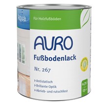 AURO 267 Vloerlak Zijdeglans – watergedragen lak voor houten vloeren en trappen binnenshuis