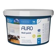 AURO 321 Muurverf Porselein Wit – matte, oplosmiddelvrije dispersiemuurverf voor wanden en plafonds binnenshuis