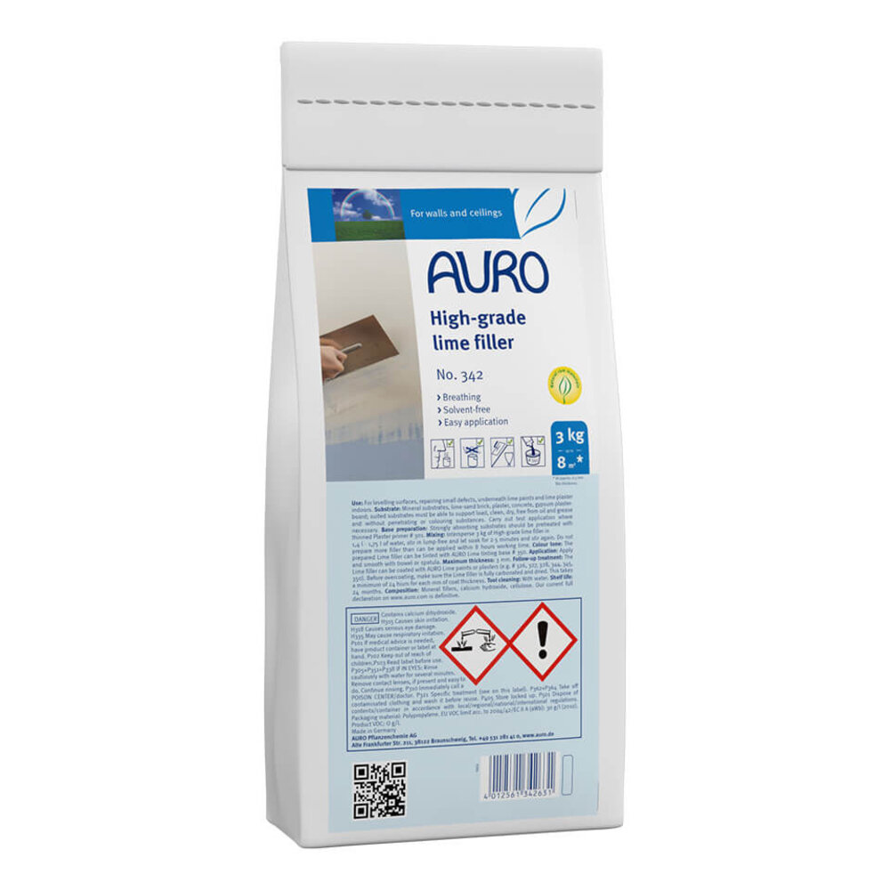 AURO 342 Kalkmuurvulmiddel - 3,0 Liter