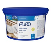 AURO 344 Professionele Kalkverf Wit – Minerale kalkverf voor binnen en buiten (vakmatig gebruik)