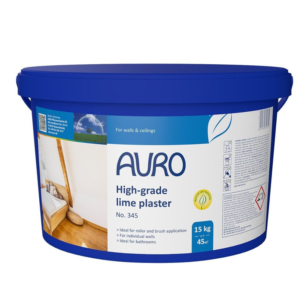 AURO 345 Kalkstructuurverf Fijn - 7,5 Liter