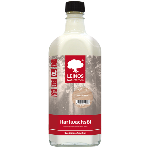 Leinos Hardwax Olie 290 – Natuurlijke Hardwaxolie voor Houten Vloeren
