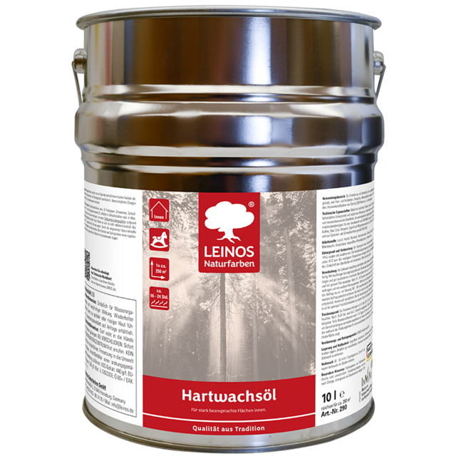 Leinos 290 Hardwax Olie | Natuurlijke Hardwaxolie voor Houten Vloeren