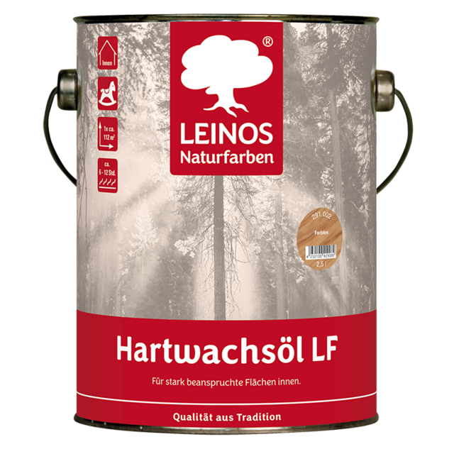 Leinos Hardwax Olie 291 LF – Oplosmiddelvrije Hardwaxolie voor Gezond Binnenklimaat