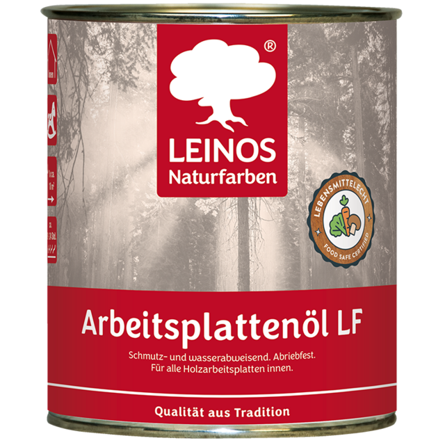 Leinos Werkbladolie 283 LF – Oplosmiddelvrije Voedselveilige Houtolie voor Werkbladen