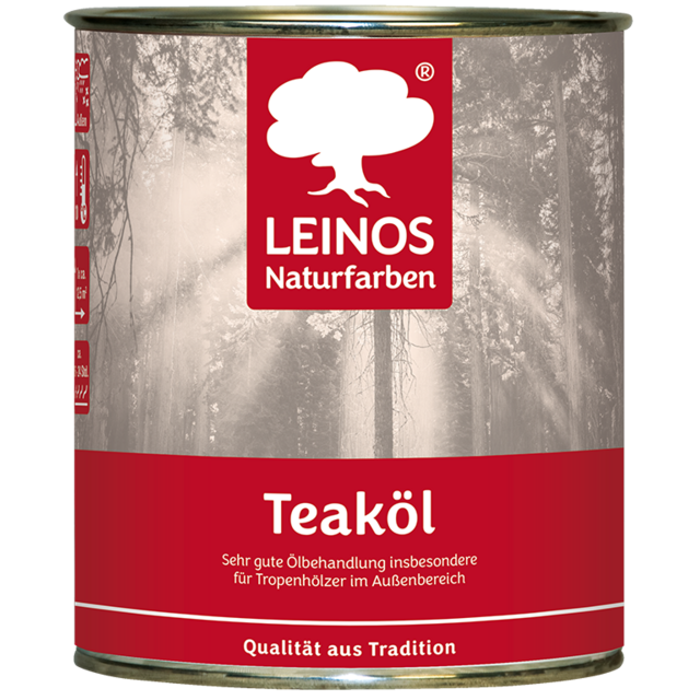Leinos Teakolie 223 – Natuurlijke Olie voor Teak, Hardhout en Tuinmeubelen