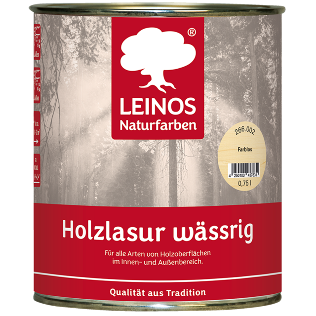 Leinos 266 Houtvernis Waterbasis– Ecologische Watergedragen Vernis voor Hout
