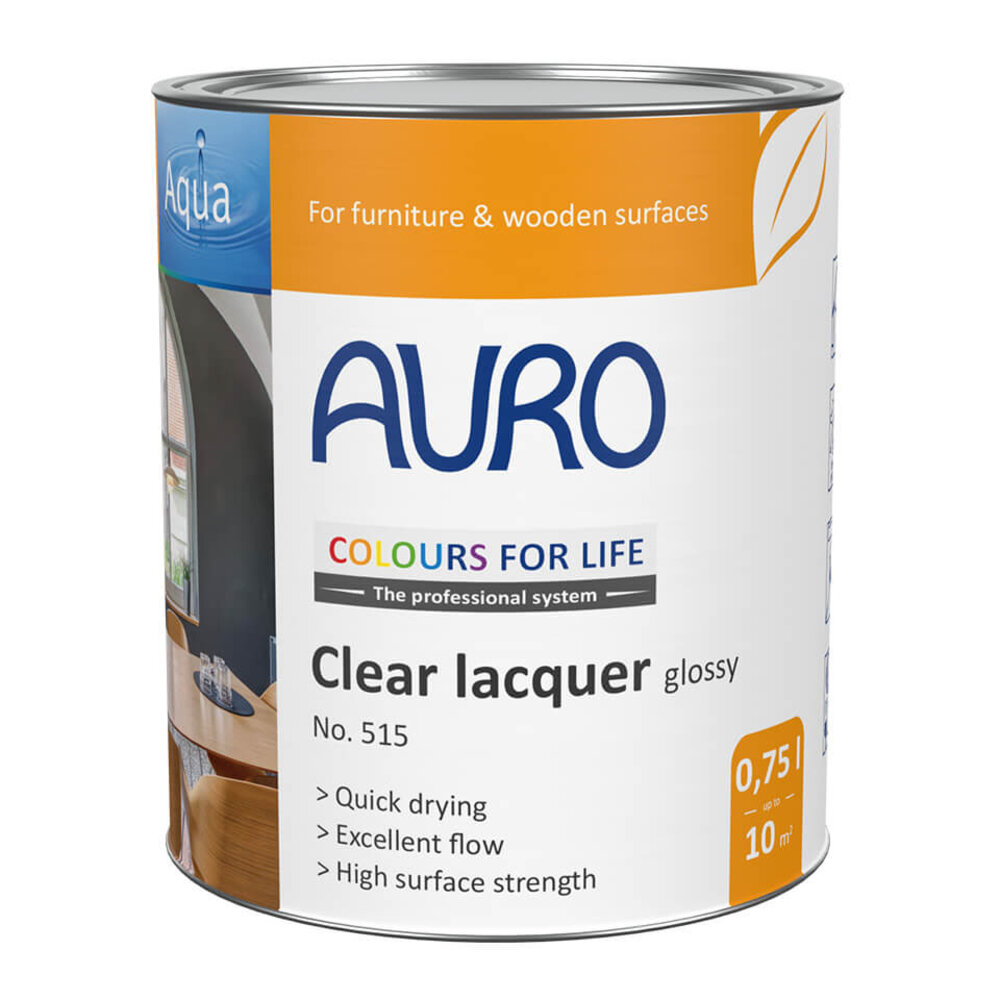 Auro 515 CFL Blanke Lak Glans | 0,375 L