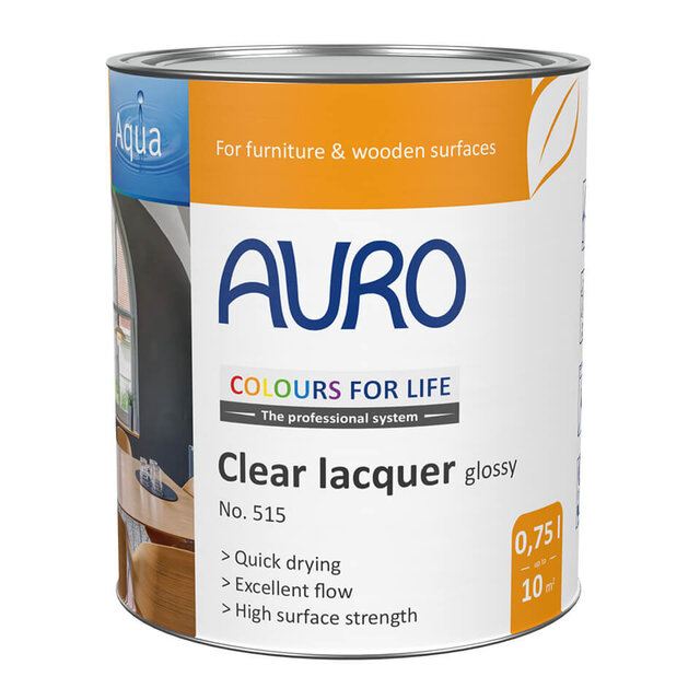 Auro 515 CFL Blanke Lak Glans – Ecologische Transparante Houtlak