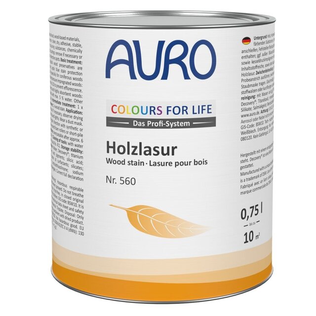 Auro 560 CFL Houtbeits | Premium Ecologische Transparante Houtbeits