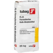 Tubag FL-B 3.5 – Cementvrij geformuleerd kalkbindmiddel met tras voor metsel-, voeg- en pleistermortels