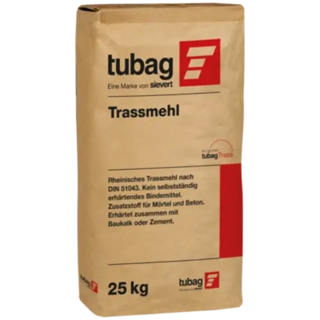 Tubag TM Trasmeel – Tras met puzzolaan voor kalk- en cementmortels