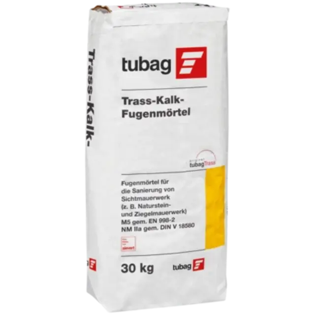 Tubag TKF 2.5 Traskalk Voegmortel | Universele Voegmortel voor metselwerk, natuursteen en restauratie