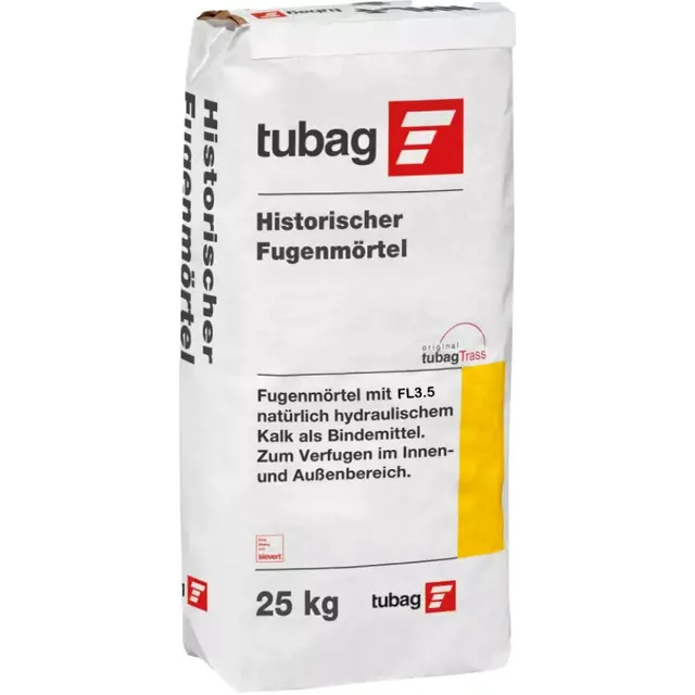 Tubag FL-F Voegmortel | Muurvoegmiddel voor restauraties 0-2 mm