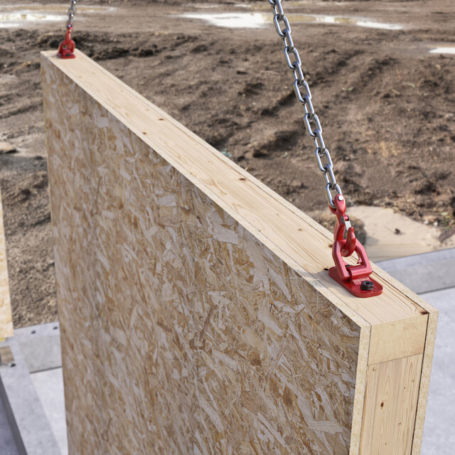 Rothoblaas Raptor Mini | Compact Hijs- en transportmiddel voor houten elementen tot 1,5 ton