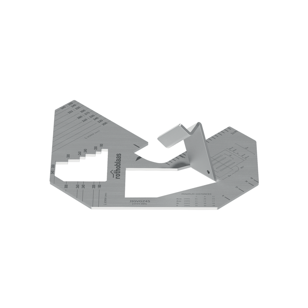 Rothoblaas Rothoblaas JIG VGZ 45° – Boormal 45 graden voor houtbouw en CLT