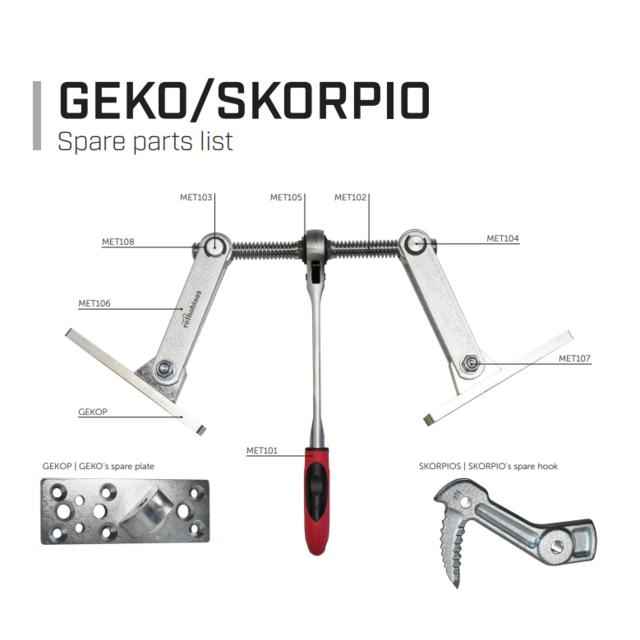 Rothoblaas GEKO paneeltrekker – Mini, standaard en Maxi voor houtbouw en CLT