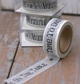 East of India Masking Tape Time to drink champagne and dance on the table news paper