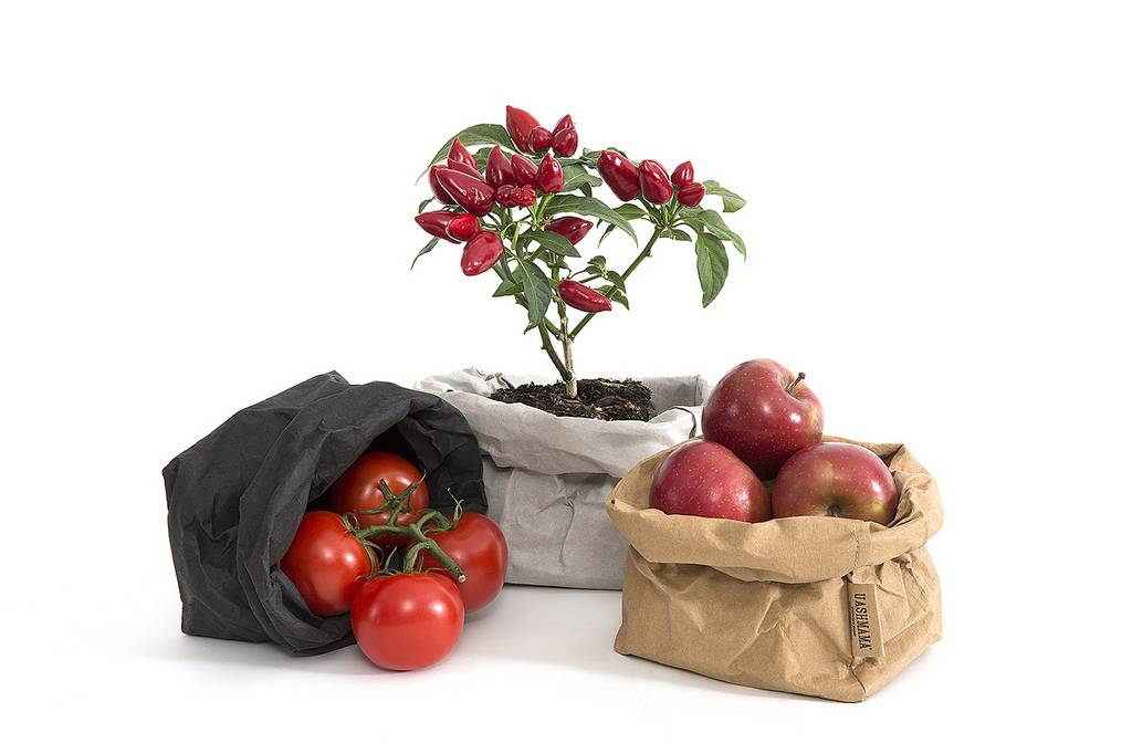 Uashmama Paper Bag Small zwart