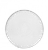 Breakfast Plate White with little hearts