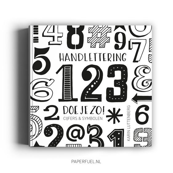 Paperfuel Boek handlettering 123 doe je zo van Karin Luttenberg