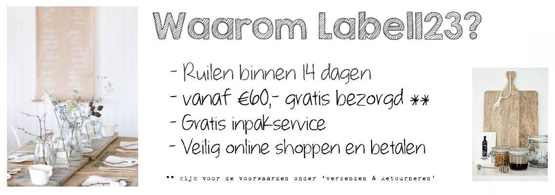 Afdeling Worden wortel Woonaccessoires en woondecoratie online - Label 123 - Label123