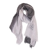 Zusss sjaal kleurendip taupe-l.grijs