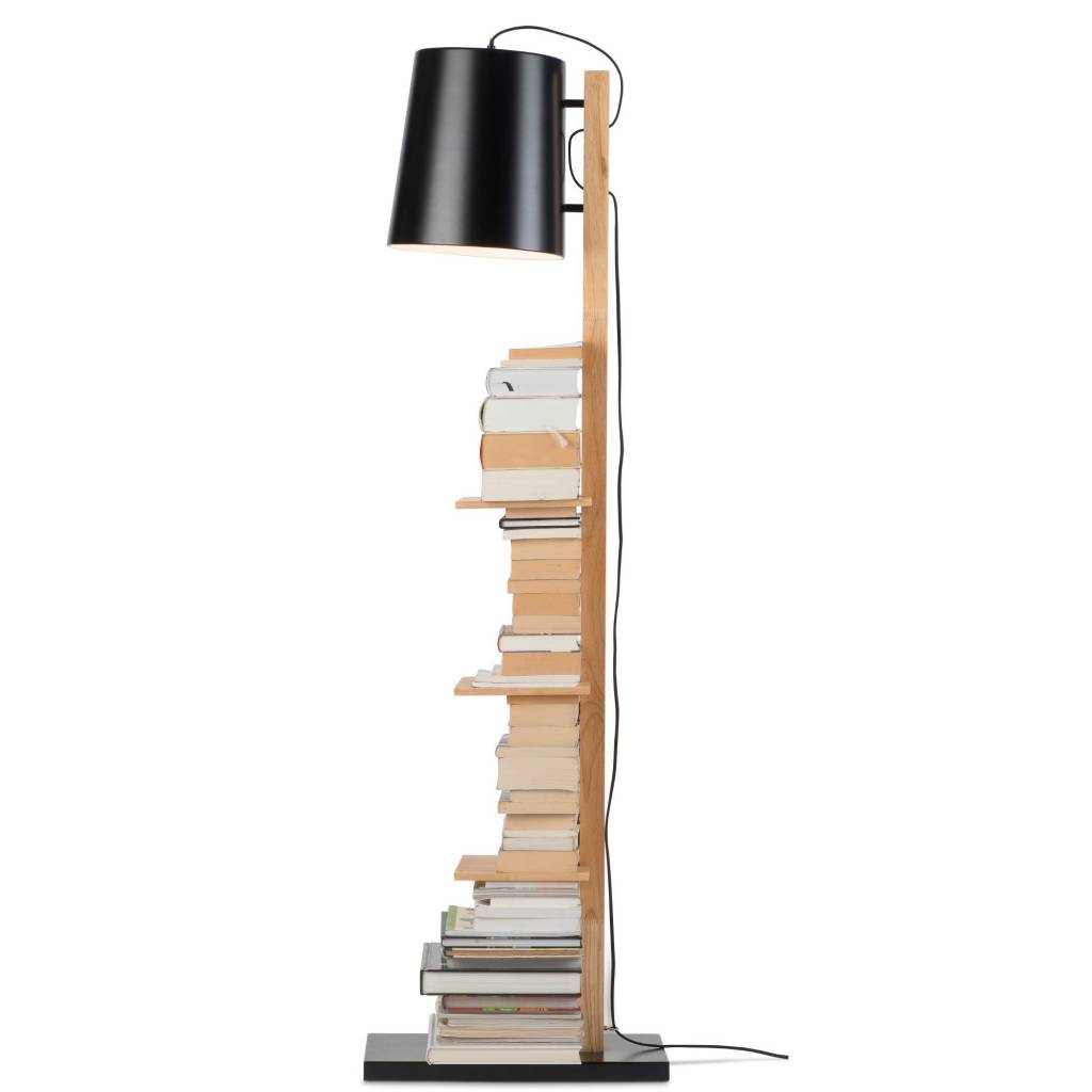 It's about RoMi Cambridge vloerlamp - zwart