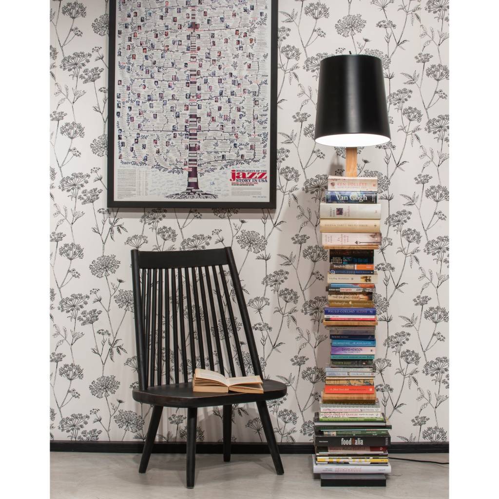 It's about RoMi Cambridge vloerlamp - zwart
