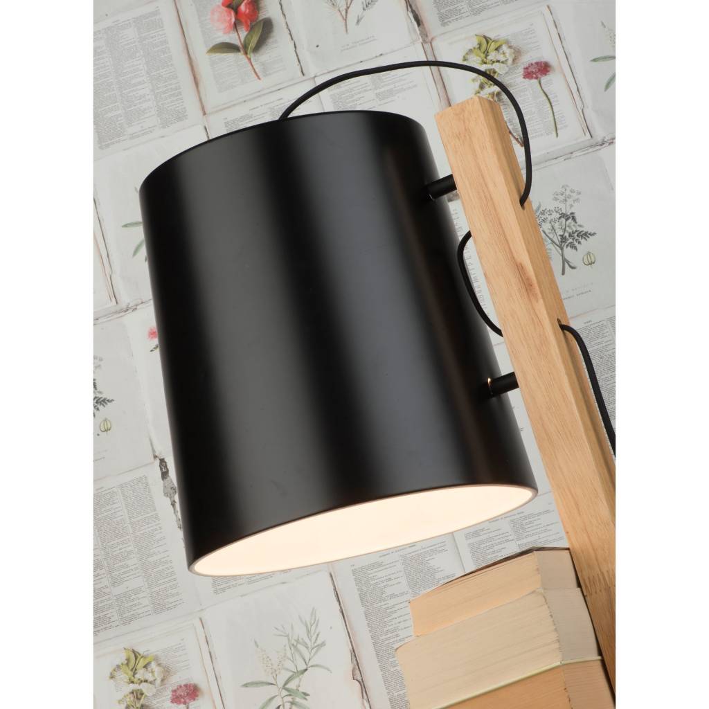 It's about RoMi Cambridge vloerlamp - zwart
