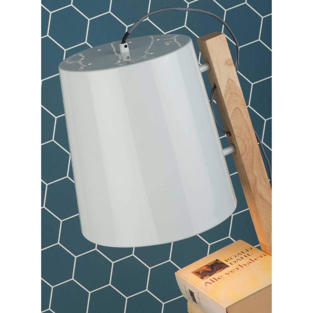 It's about RoMi Cambridge vloerlamp - wit