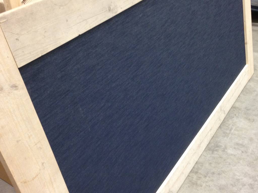 Prikbord steigerhout extra groot (XXXL) 125x240cm, Jeans