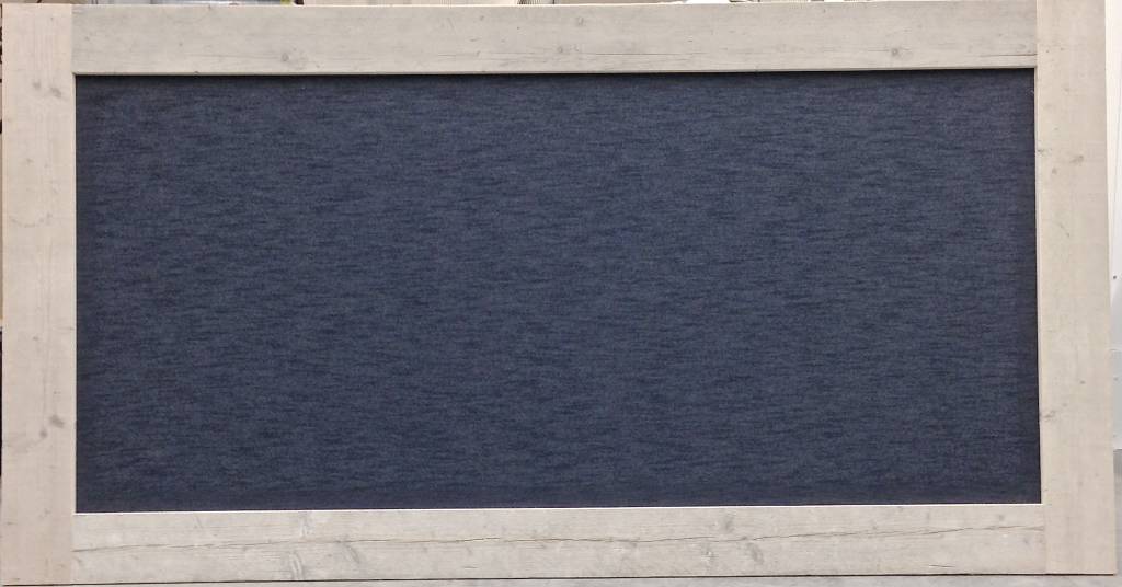 Prikbord steigerhout extra groot (XXXL) 125x240cm, Jeans