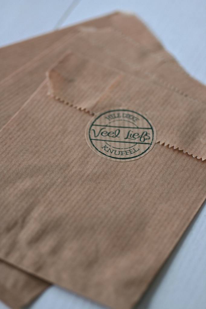 Papieren craft zakjes 13x19cm bruin, 10 stuks